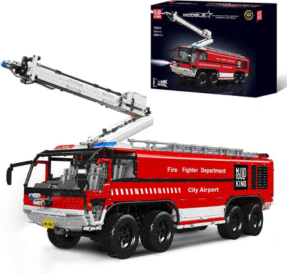 Mould King 19004 RC Technik Flughafen Feuerwehr Airport Rescue Truck - MaxiBricks GmbHMK-19004