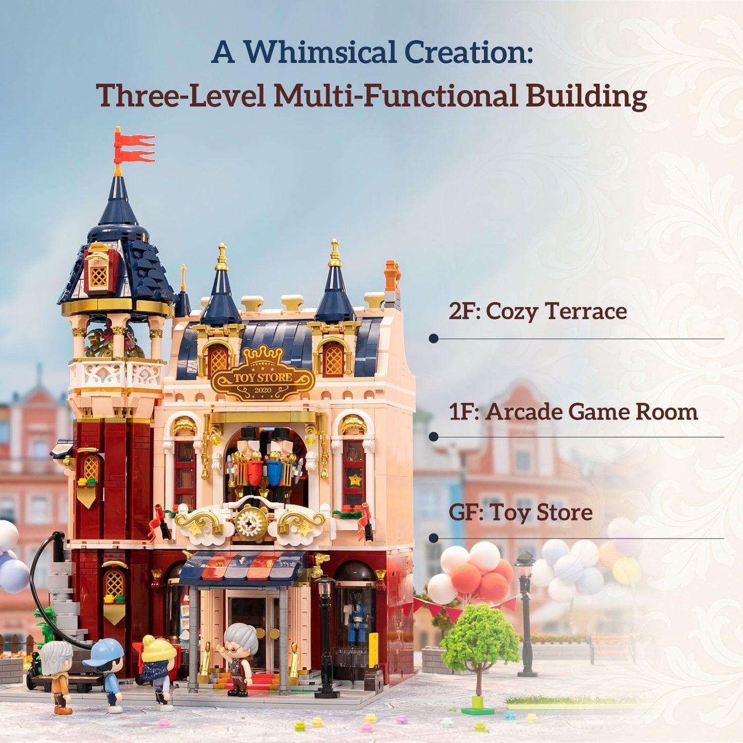 Pantasy 85031 Modular Building Spielzeugladen - Toy Store 2978 Teile