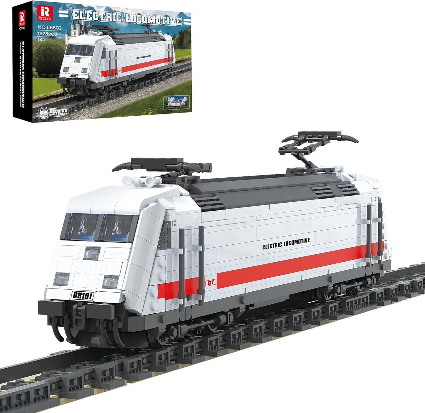 Reobrix 66802 BR101 Personenzug Lok Zug Diorama Mein Shop