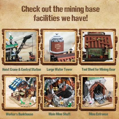 Pantasy 85025 motorisierte Western Goldmine Mine - MaxiBricks GmbH85025