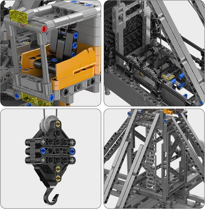 Mould King 17096 Technik Baustellenkran Tower Crane Mein Shop
