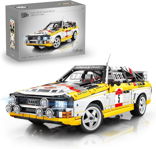Bole Brick YC 23043 Technik Audi Sport Quattro 1984 1:8 MaxiBricks