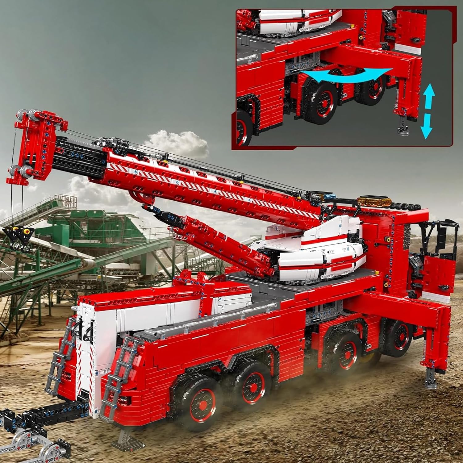 Mould King 19008 RC Tehnik Abschlepper LKW Wrecker Tow Truck Mein Shop