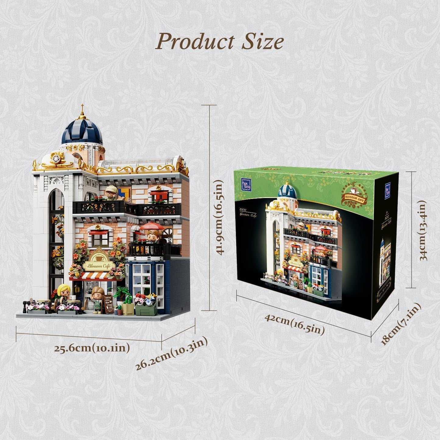 Pantasy 85032 Modular Building Blossom Café - Pariser Café 2850 Teile