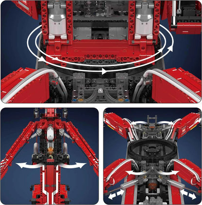 Mould King 17008 RC Technik Kranwagen Liebherr LTM 11200 Funktionen motorisiert