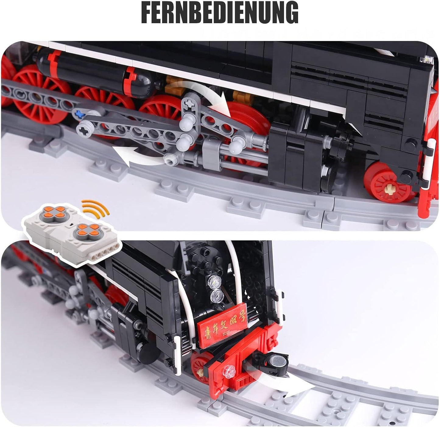 Mould King 12003 RC Dampflok Dampflokomotive Mein Shop