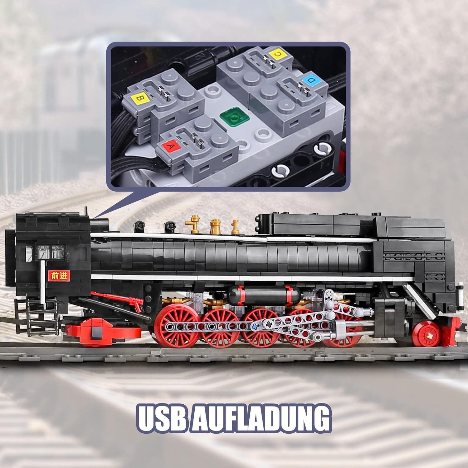 Mould King 12003 RC Dampflok Dampflokomotive Mein Shop