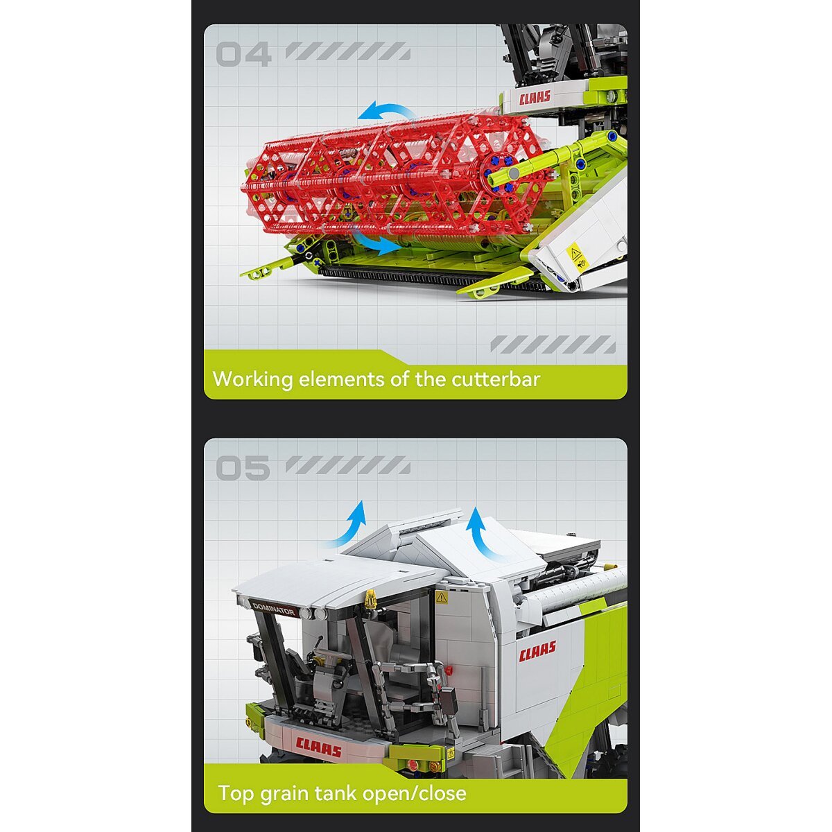 CaDA Master C61508W CLAAS Dominator 370 - MaxiBricks GmbHCADA-C61508W