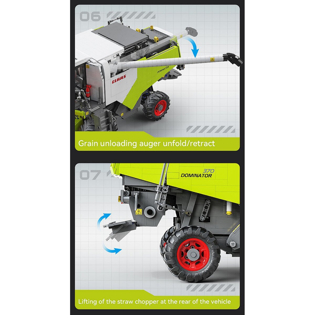 CaDA Master C61508W CLAAS Dominator 370 - MaxiBricks GmbHCADA-C61508W
