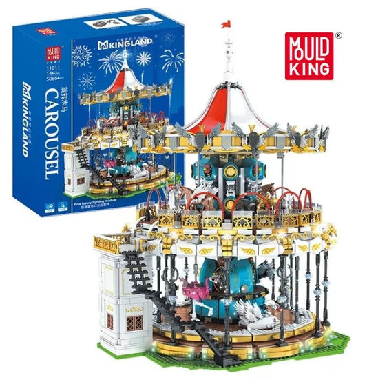 Mould King 11011 Jahrmarkt Kirmes Karussell motorisiert - MaxiBricks GmbHMK-11011