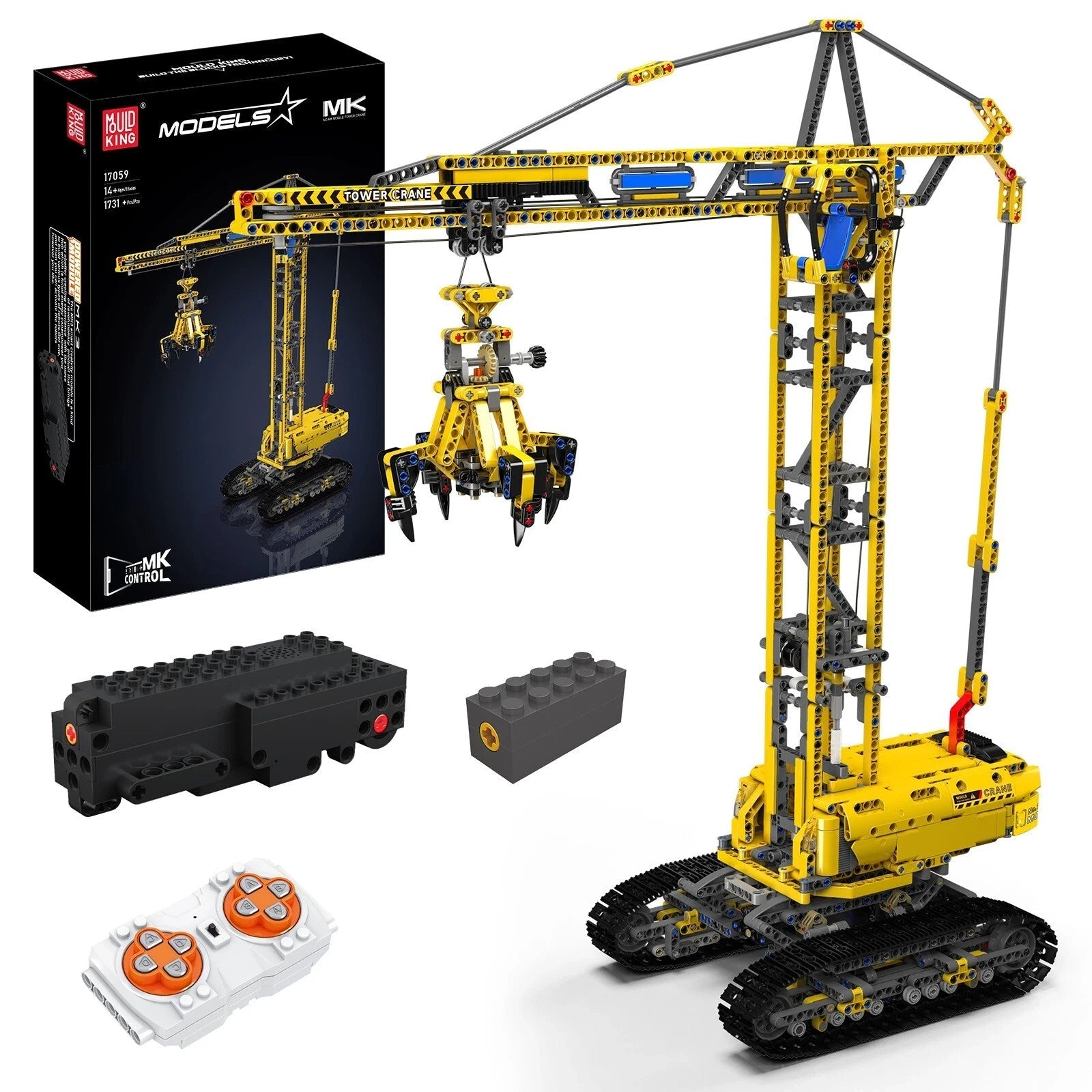 Mould King 17059 RC Technik Raupenkran - MaxiBricks GmbHMK-17059