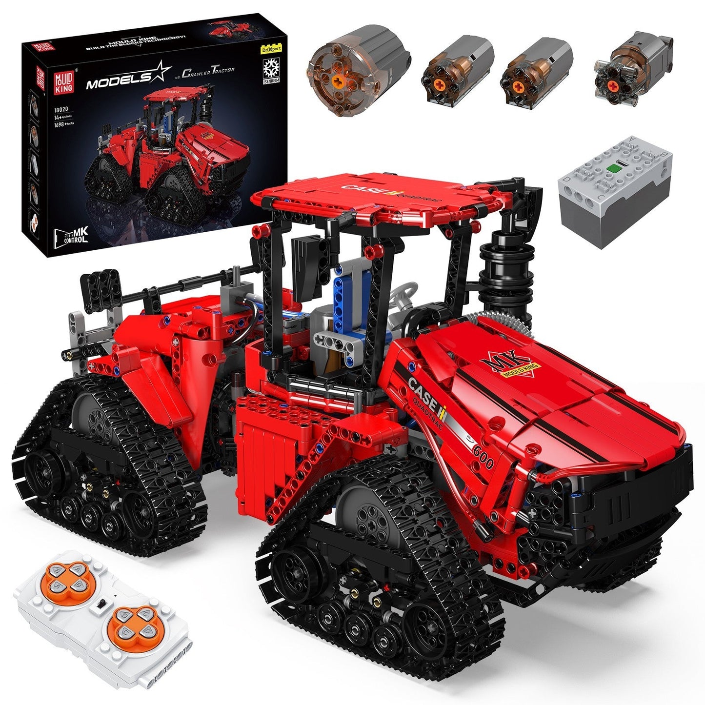 Mould King 18020 RC Pneumatische Ketten Traktor - MaxiBricks GmbHMK-18020