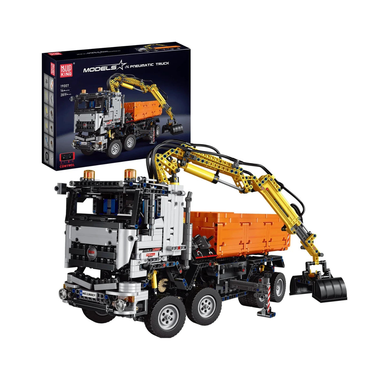 Mould King 19007 RC Pneumatik Truck LKW Arocs - MaxiBricks GmbHMK-19007