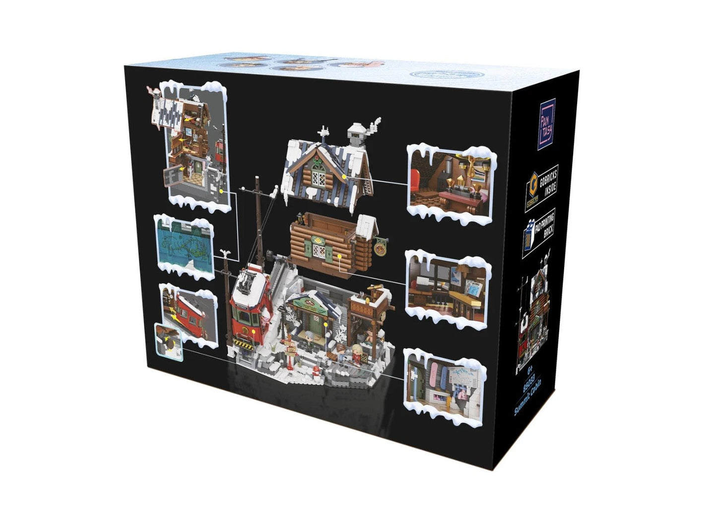 Pantasy 85033 Winterlicher Berghütte - MaxiBricks GmbH85033