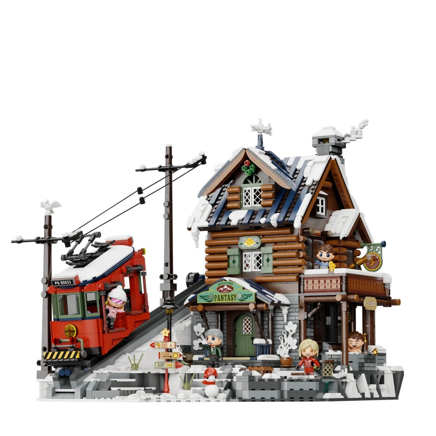 Pantasy 85033 Winterlicher Berghütte - MaxiBricks GmbH85033