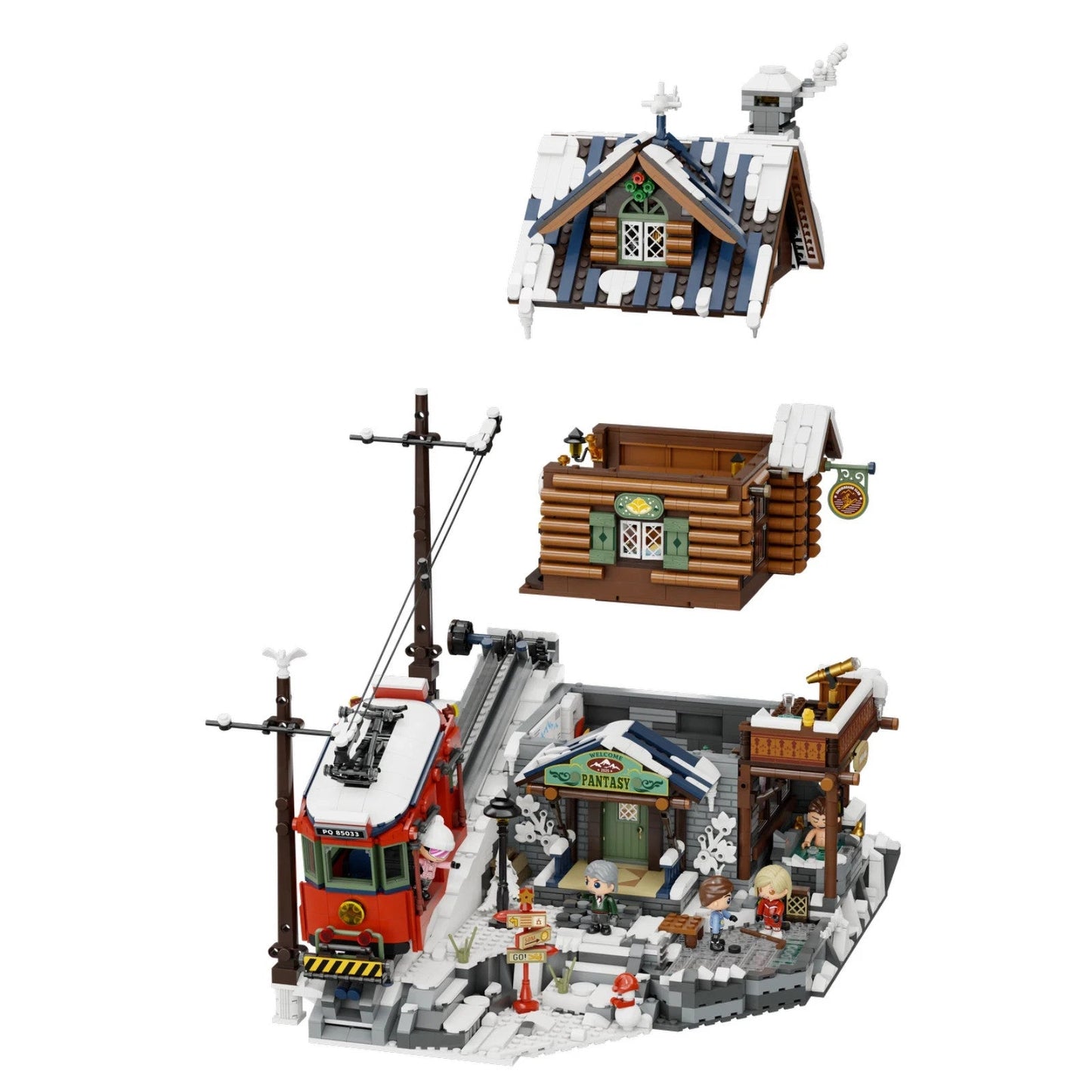 Pantasy 85033 Winterlicher Berghütte - MaxiBricks GmbH85033