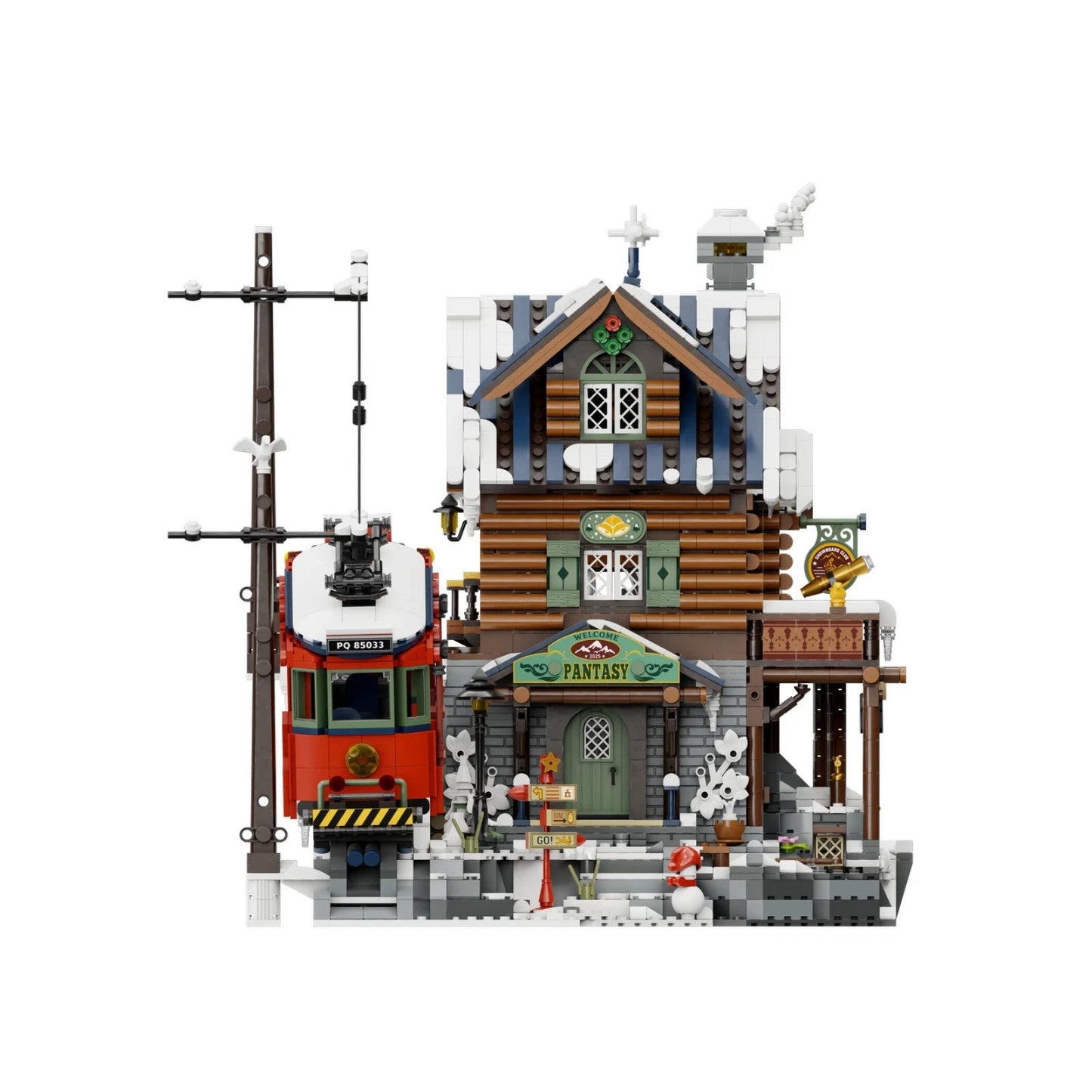 Pantasy 85033 Winterlicher Berghütte - MaxiBricks GmbH85033