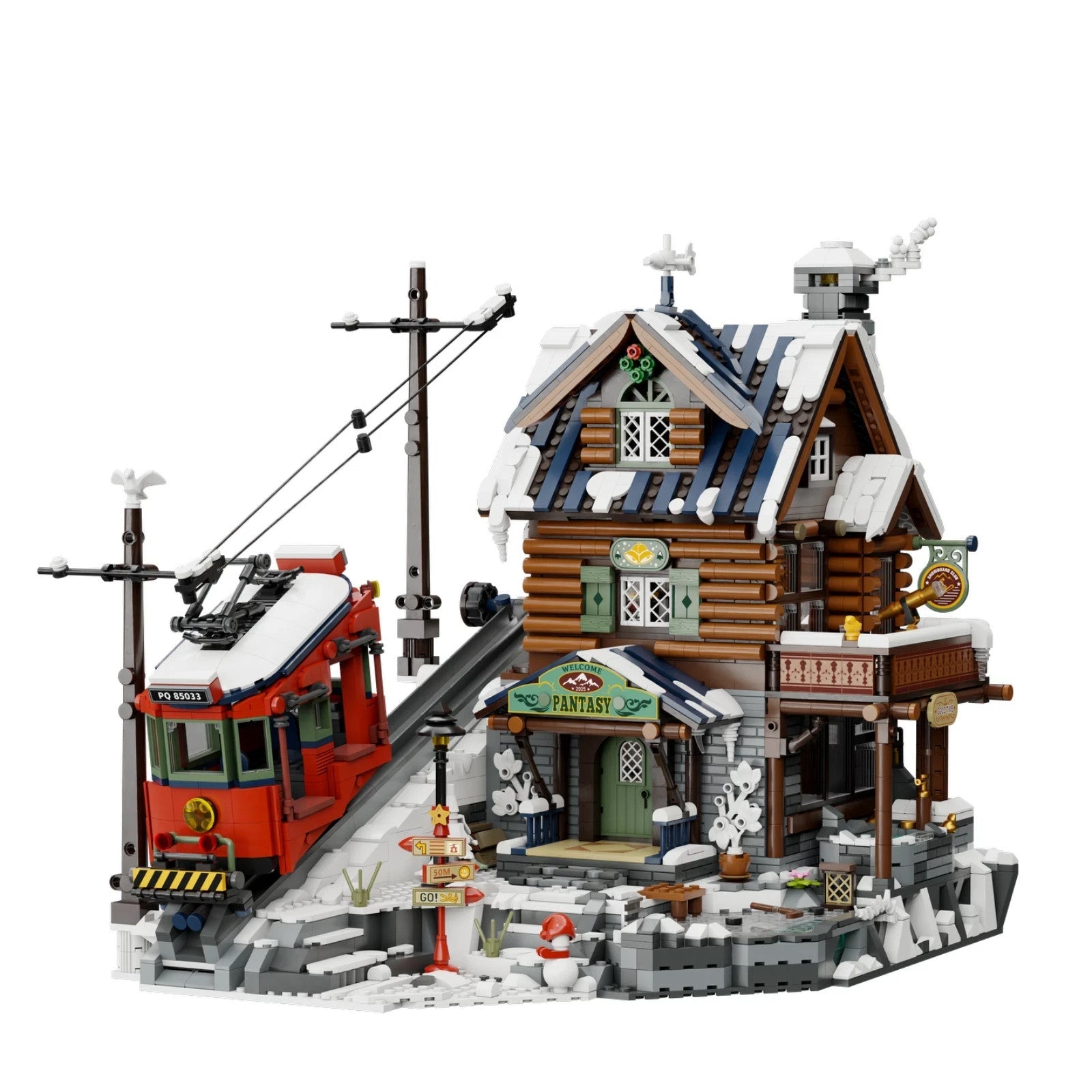 Pantasy 85033 Winterlicher Berghütte - MaxiBricks GmbH85033
