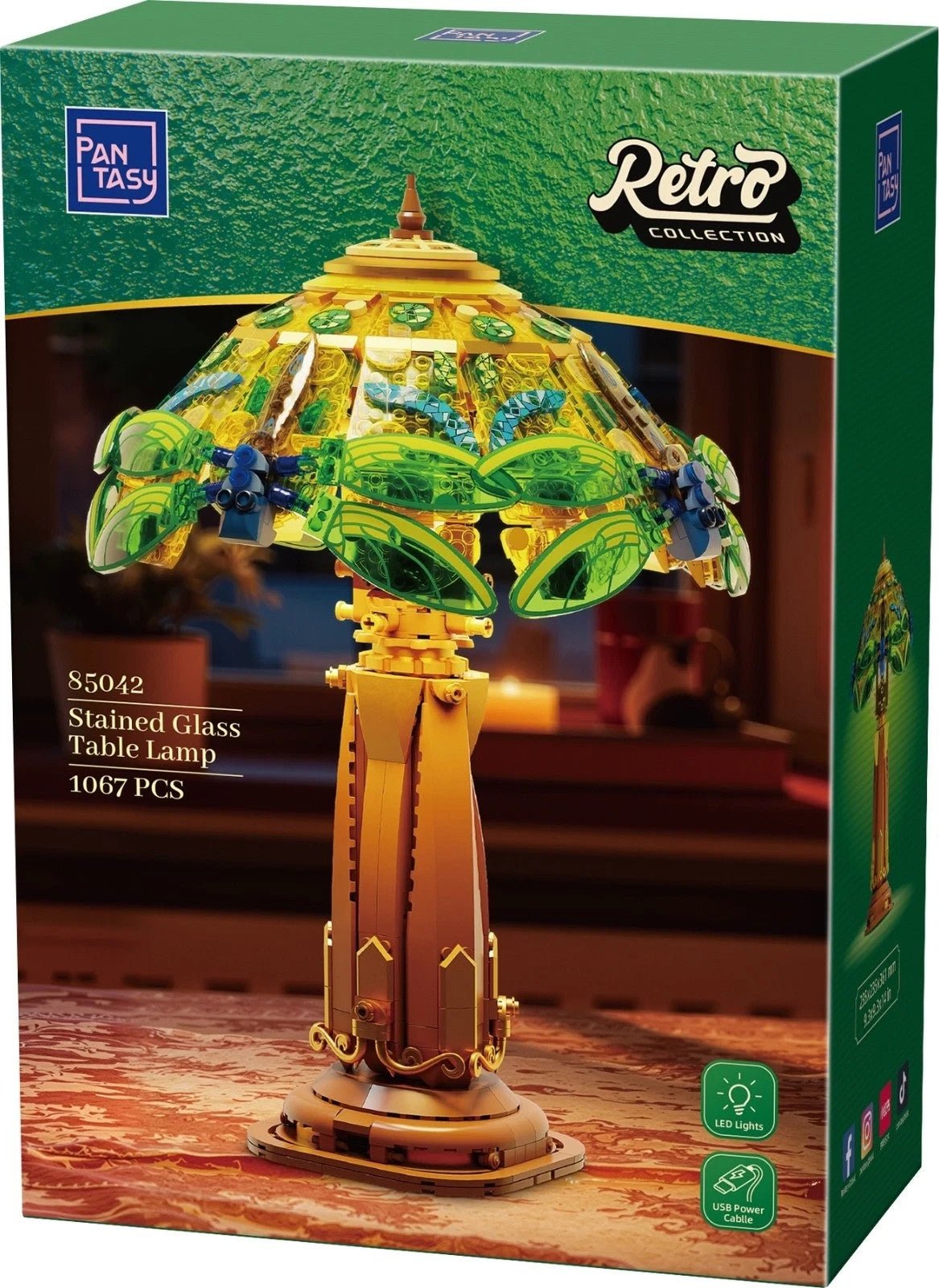 Pantasy 85042 Bunte Retro Lampe mit LED - MaxiBricks GmbH85042