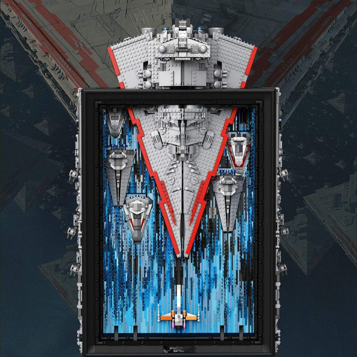 Reobrix 99007 Raumschiff 3D-Bilderrahmen Wandbild Sci-Fi - MaxiBricks GmbH99007