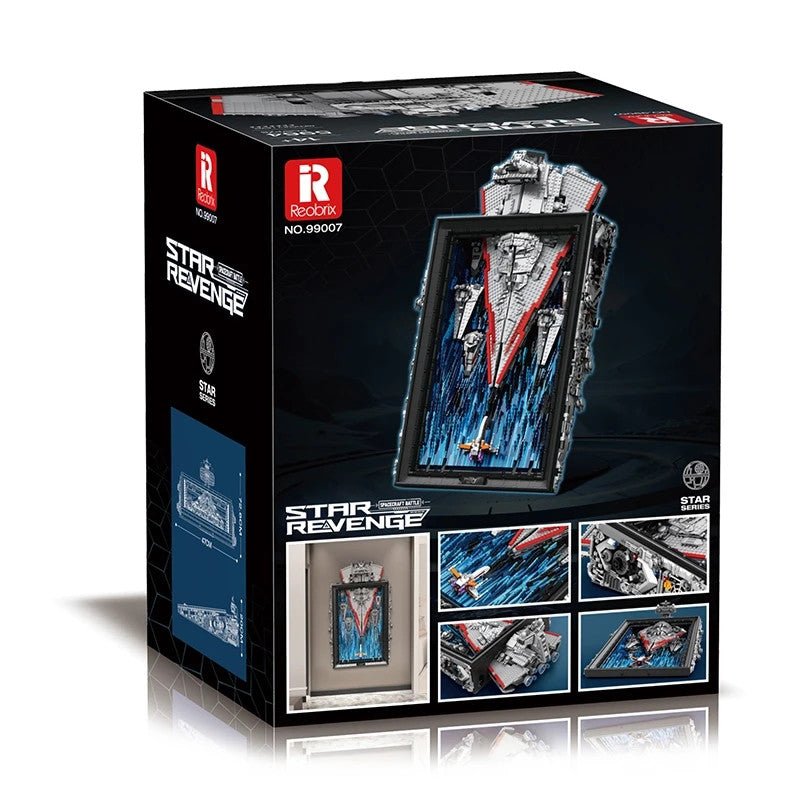 Reobrix 99007 Raumschiff 3D-Bilderrahmen Wandbild Sci-Fi - MaxiBricks GmbH99007