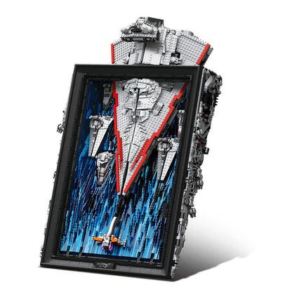Reobrix 99007 Raumschiff 3D-Bilderrahmen Wandbild Sci-Fi - MaxiBricks GmbH99007