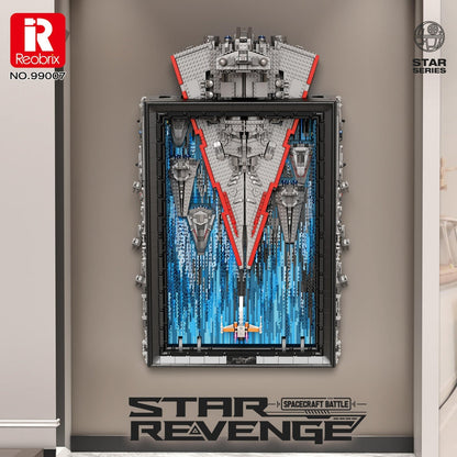 Reobrix 99007 Raumschiff 3D-Bilderrahmen Wandbild Sci-Fi - MaxiBricks GmbH99007