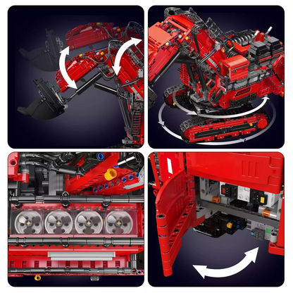 Mould King 17071 RC Raupenbagger Rot Mein Shop