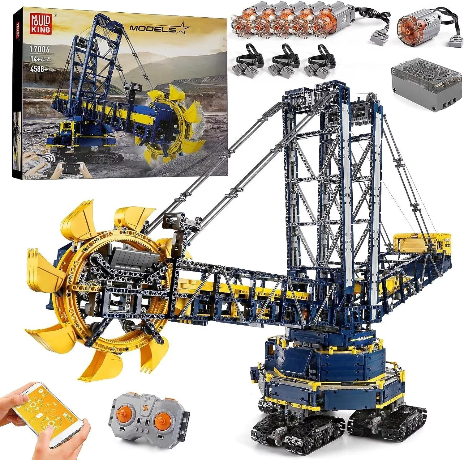 Mould King 17006 RC Technic Schaufelradbagger Bucket Wheel Mein Shop
