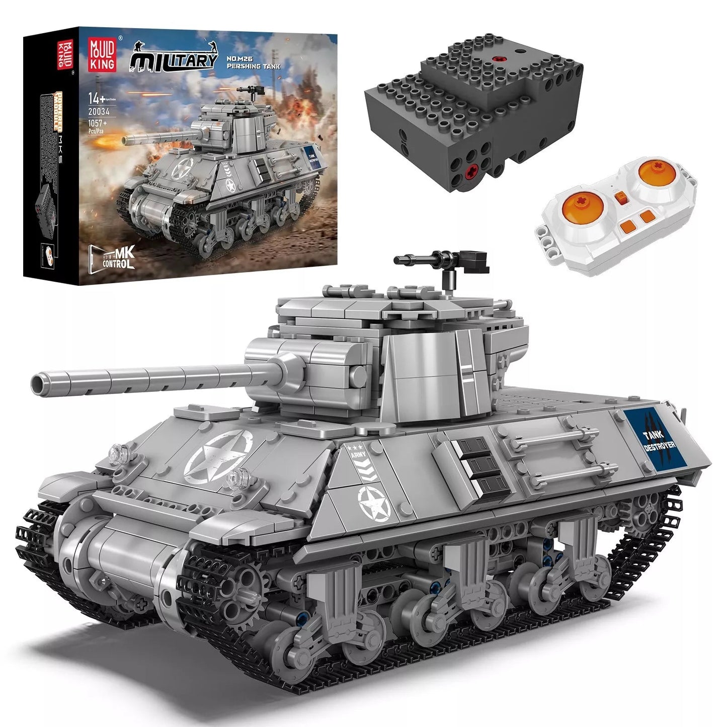 Mould King 20034 RC Schwerer Panzer Tank Mein Shop