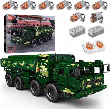 Mould King 20008 RC Technik Militär Raketen Truck MaxiBricks