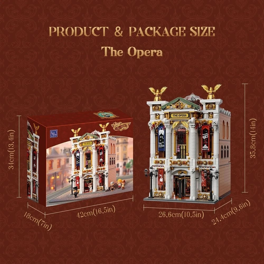Pantasy 85019 The Opera House Modular Building 3518 Teile Opern Haus MaxiBricks