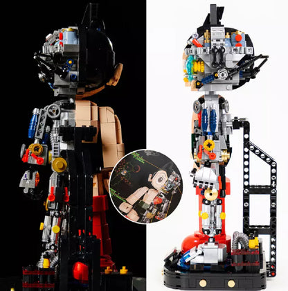 Pantasy 86203HY Astro Boy Displayfigur 1258 Klemmbausteine Clear Version MaxiBricks