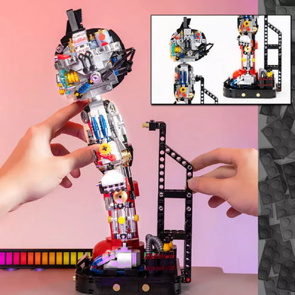 Pantasy 86203HY Astro Boy Displayfigur 1258 Klemmbausteine Clear Version MaxiBricks