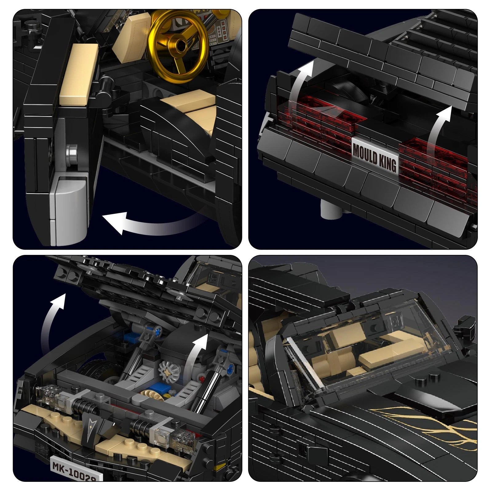 Mould King 10029 Pontiac Firebird Auto Sportwagen Mein Shop