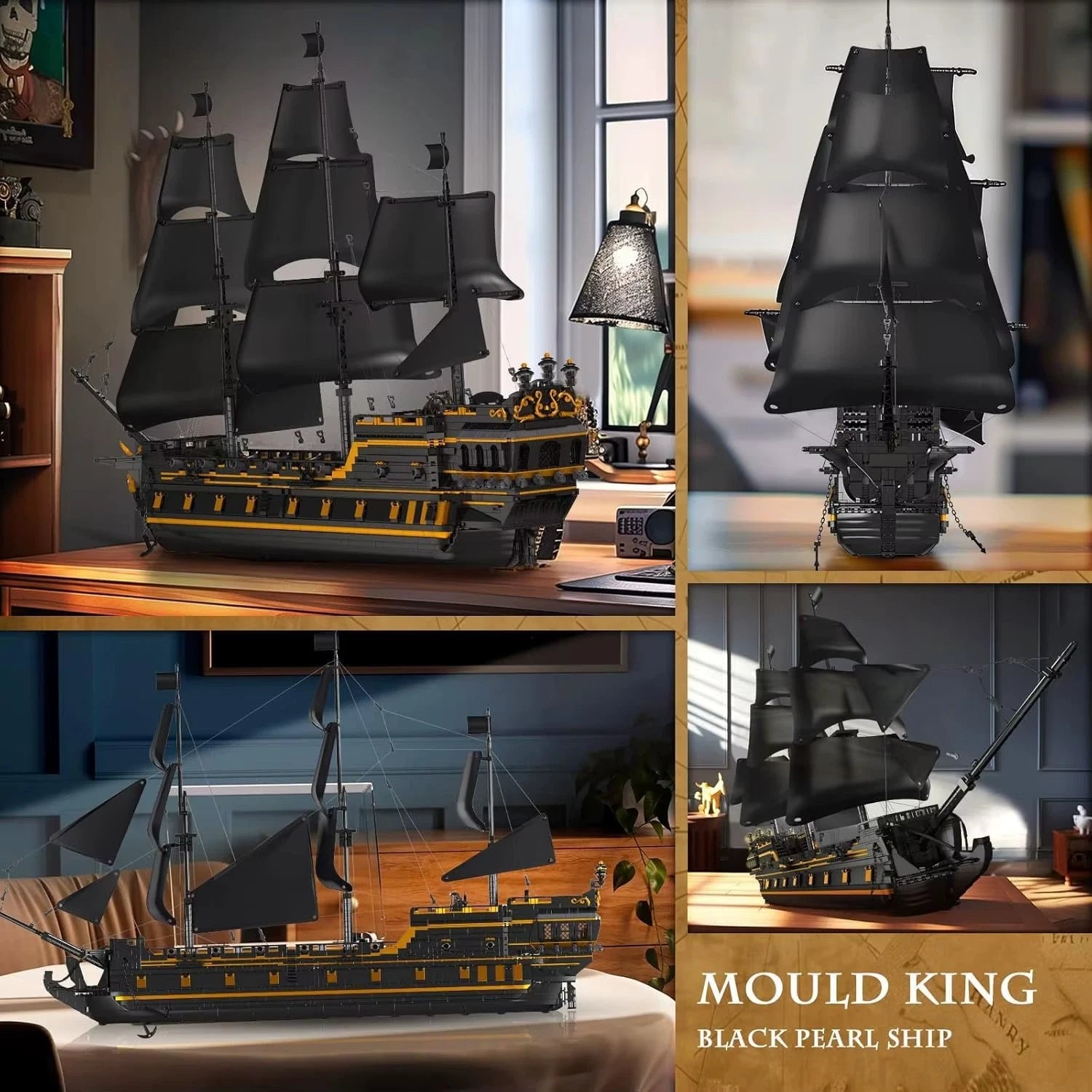 Mould King 13186 The Black Pearl Piratenschiff MaxiBricks