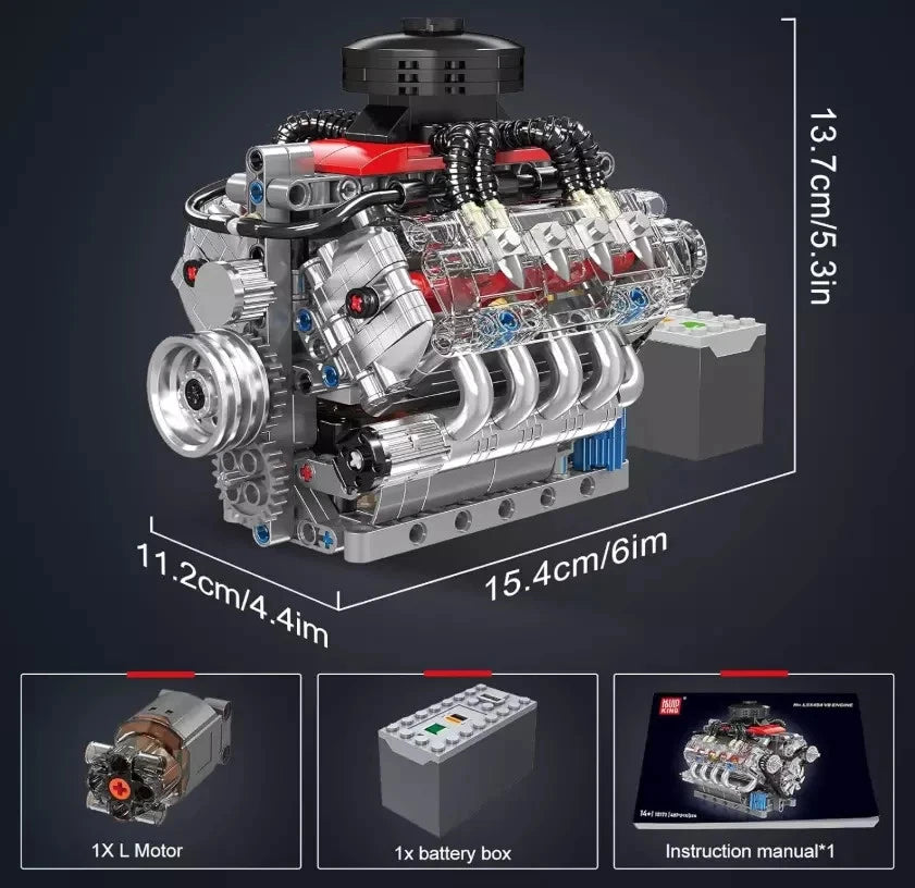 Mould King 10171 Technik V8 Ottomotor Engine Mein Shop