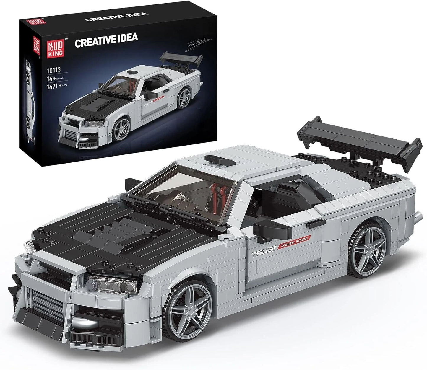 Mould King 10113 Skyline GT - R Sportwagen Auto Klemmbausteine - MaxiBricks GmbHMK-10113