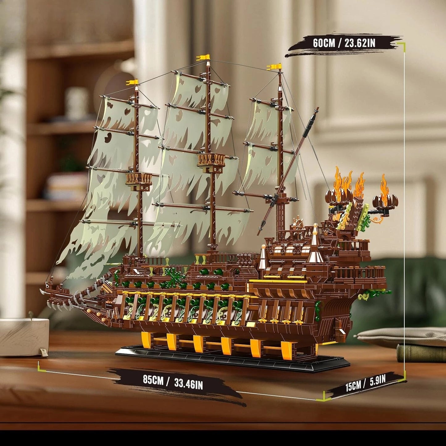 Mould King 13197 Flying Dutchman Piratenschiff MaxiBricks