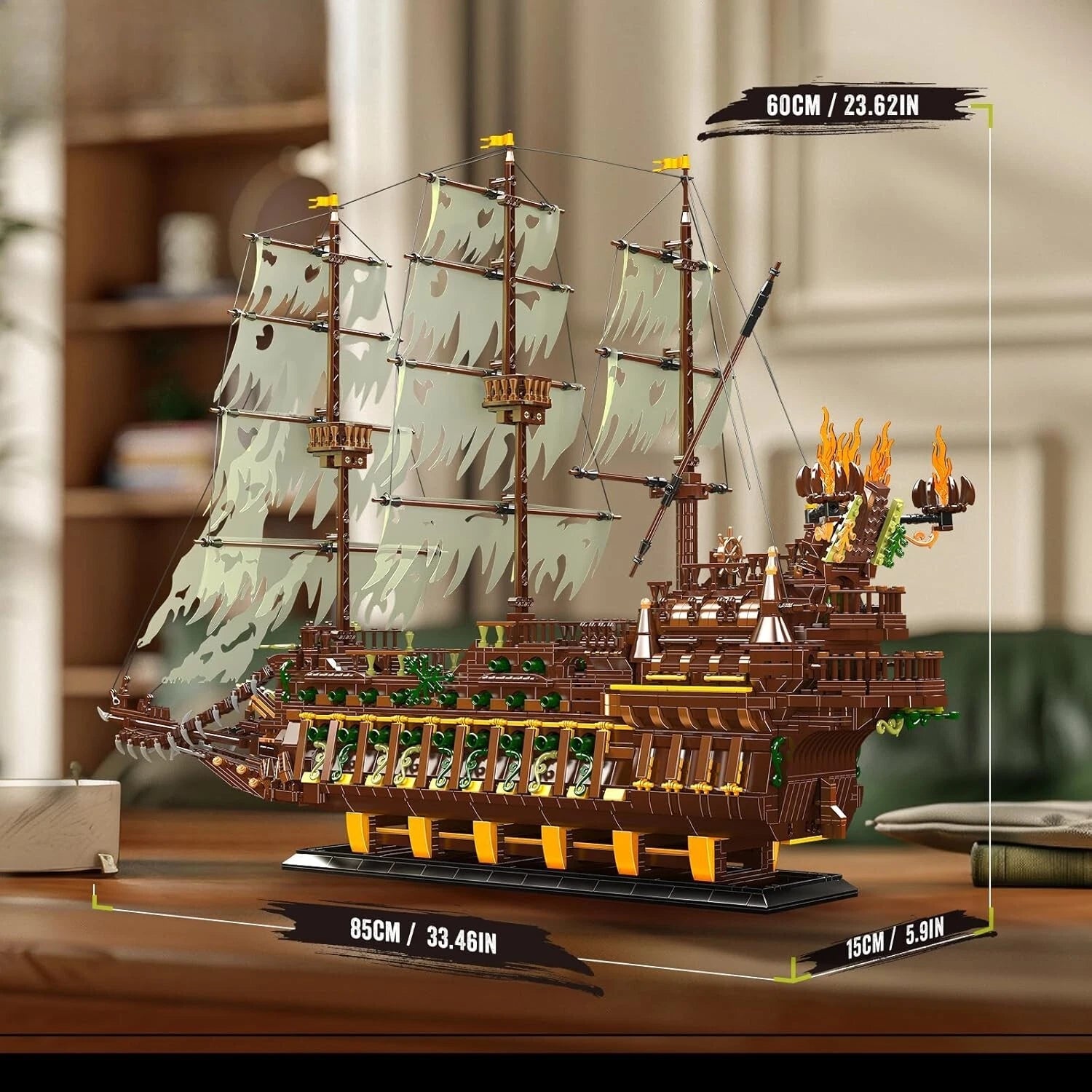 Mould King 13197 Flying Dutchman Piratenschiff MaxiBricks