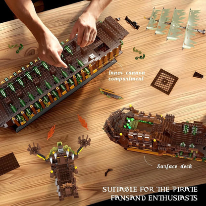 Mould King 13197 Flying Dutchman Piratenschiff MaxiBricks