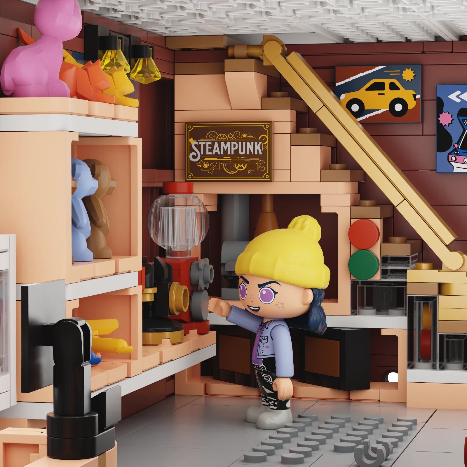 alvin spielzeug Pantasy 85031 Modular Building Spielzeugladen Toy Store