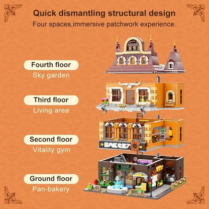 Pantasy 85013 Modular Building Pariser Bäckerei Bakery 3087 Teile