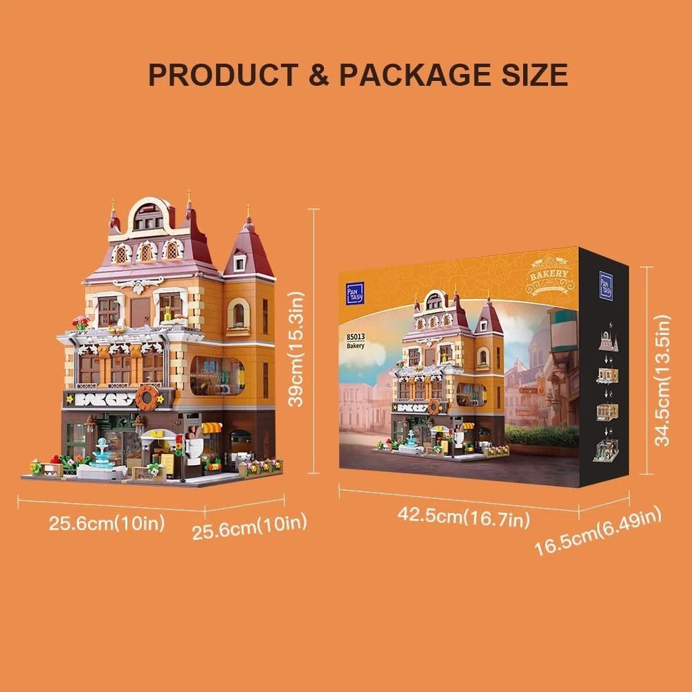 Pantasy 85013 Modular Building Pariser Bäckerei Bakery 3087 Teile