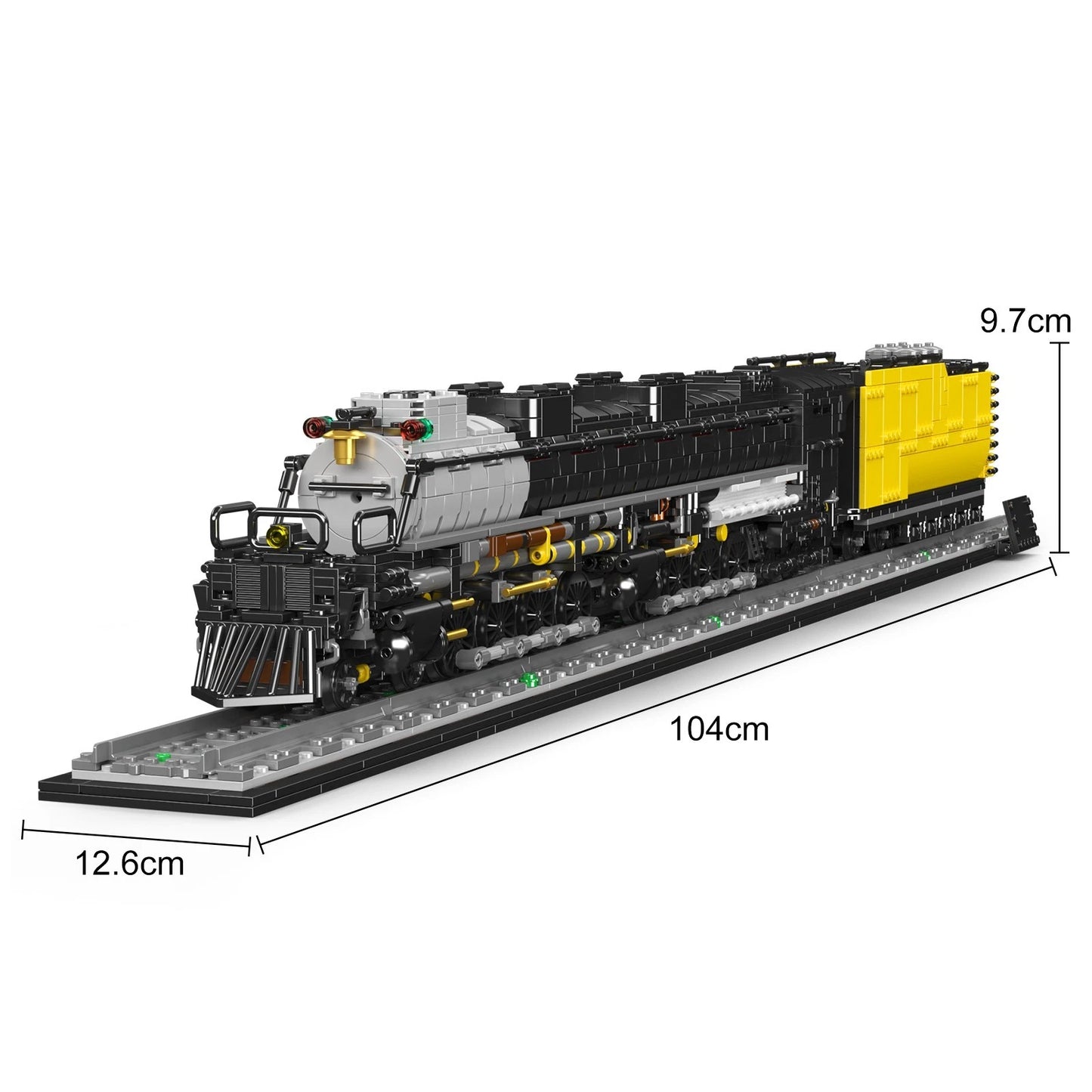 Mould King 12049 Big Boy Dampflokomotive Zug Mein Shop