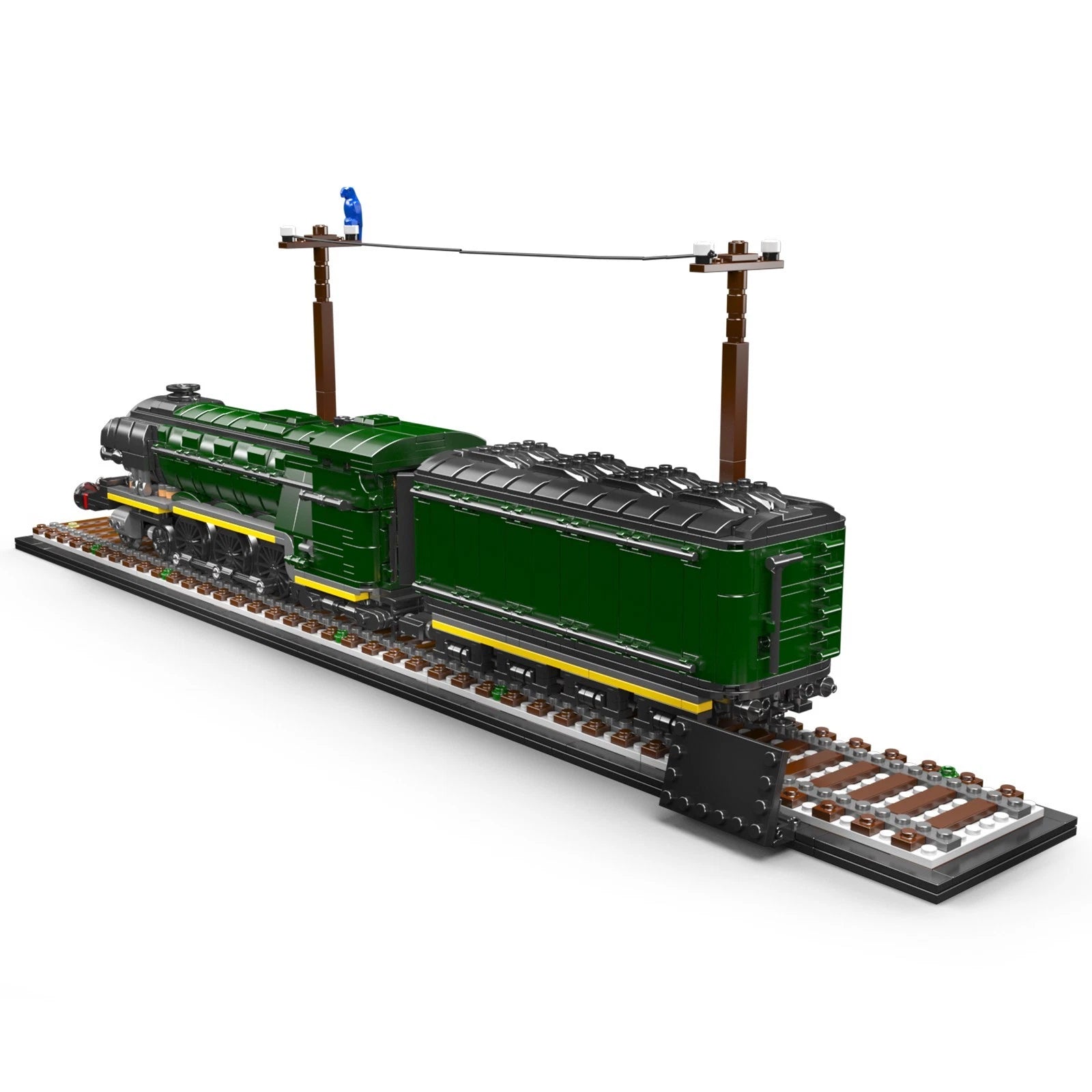 Mould King 12044 Flying Scotsman Dampflokomotive Zug Mein Shop