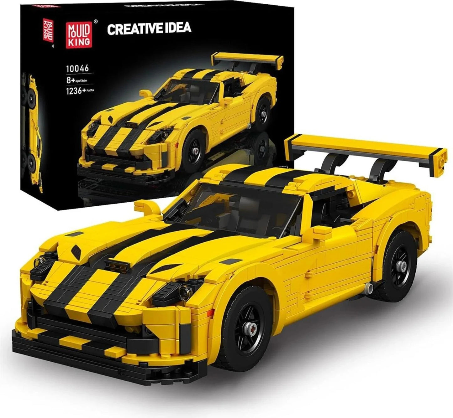 Mould King 10045 Doge Viper Sportwagen Auto Mein Shop