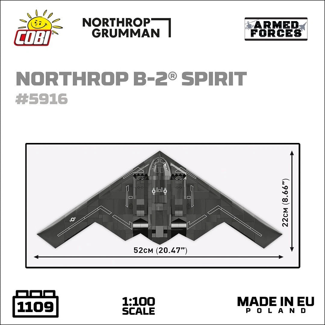 Cobi 5916 Northrop B2 Spirit 1:100 Northrop Grumman MaxiBricks