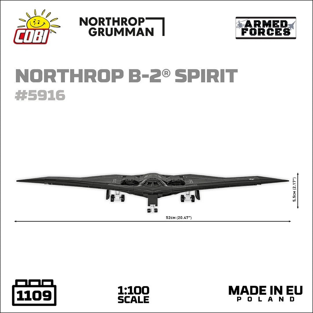 Cobi 5916 Northrop B2 Spirit 1:100 Northrop Grumman MaxiBricks