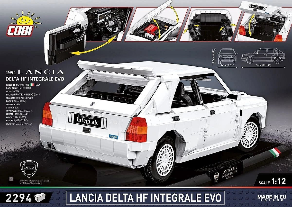 Cobi 24356 Lancia Delta HF Integrale EVO - Executive Edition Modellauto - MaxiBricks GmbHCOBI-24356